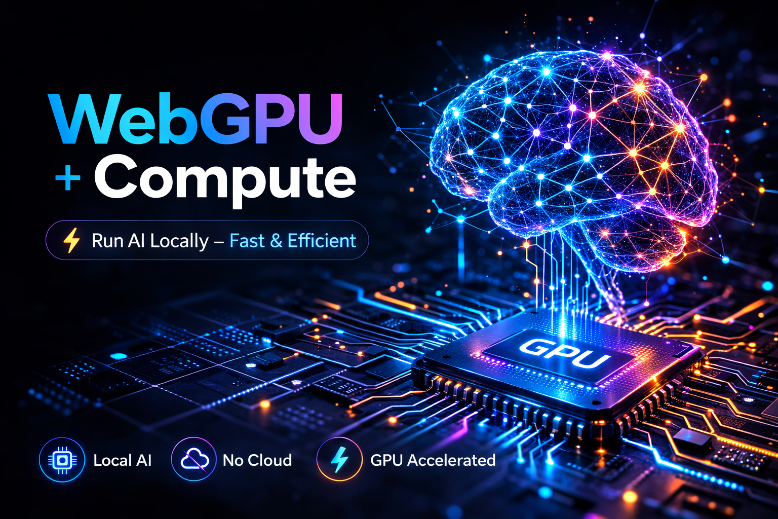WebGPU + Compute: Run AI locally, fast and efficient